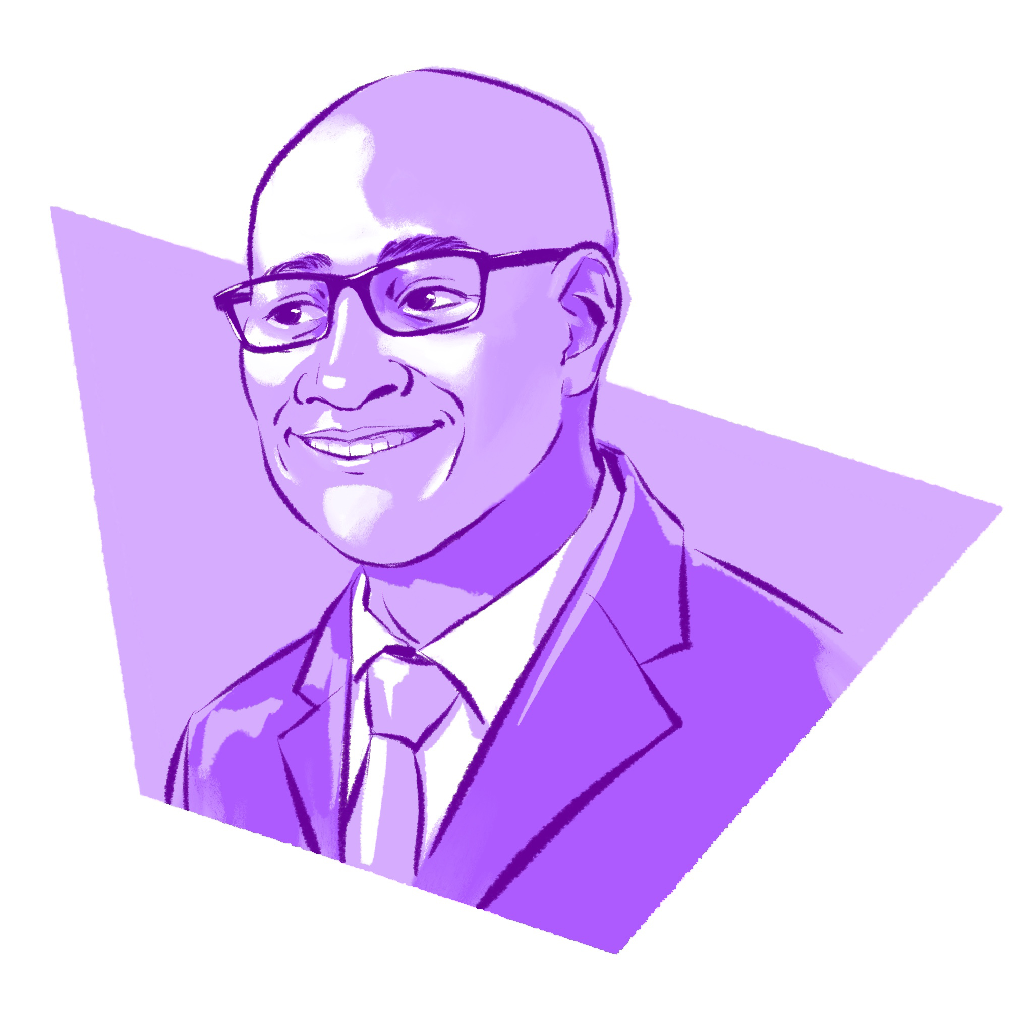 Hsieh_Angela_WilliamsCollege_portraits_06 Illustration of John Berry-Candelario