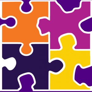 A graphic of puzzle pieces.