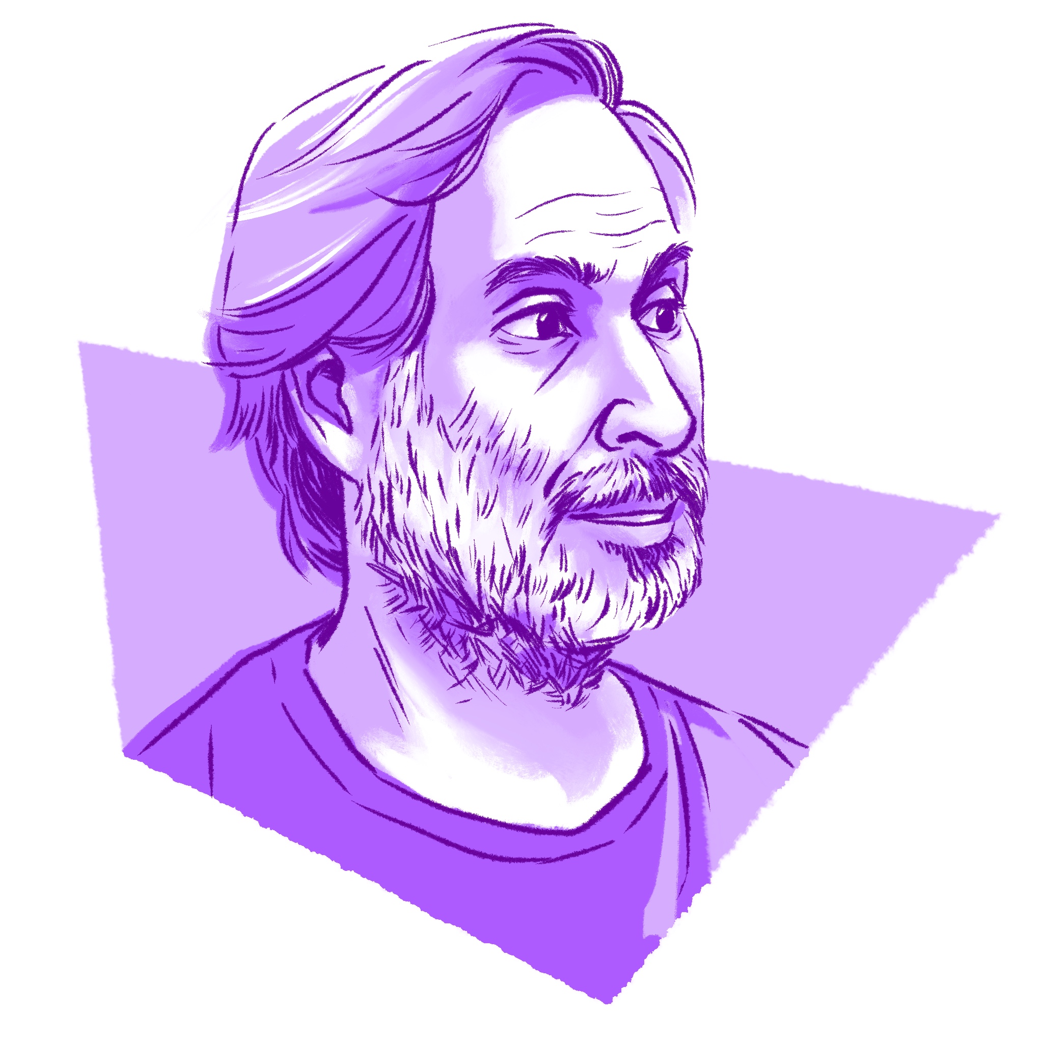 Hsieh_Angela_WilliamsCollege_portraits_07 Illustration of Simeon Stolzberg