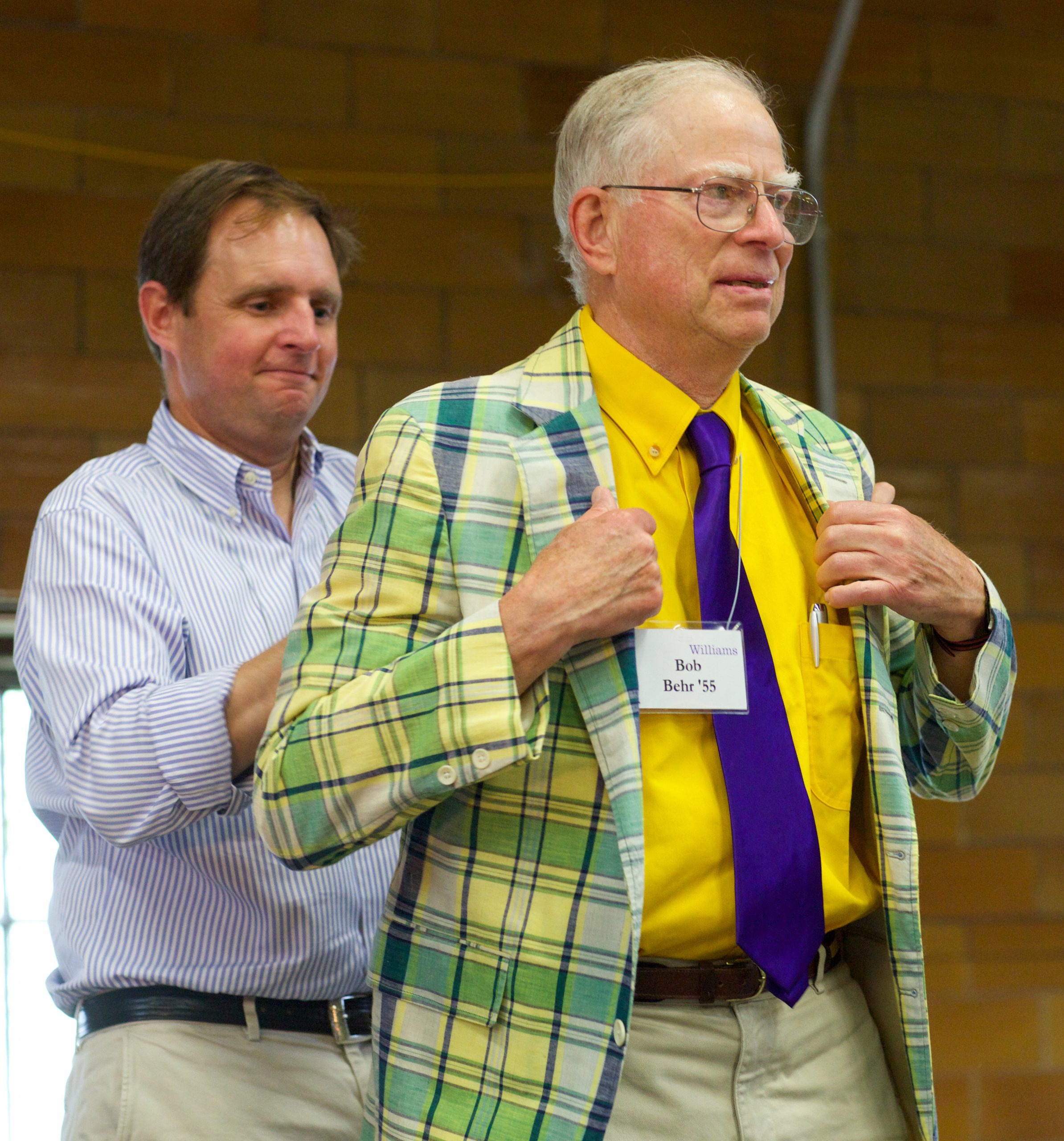 2015_Williams_Alumni_Reunion 0545_19119730101_o Bob Behr '55 receiving the Joseph's Coat Award