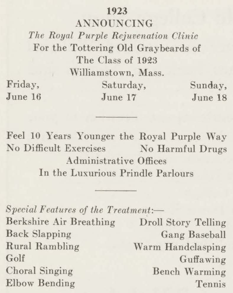 01 - AR 1933 06 - cute 10th reunion promo class of 1923 Clipping from 1933 Alumni Review