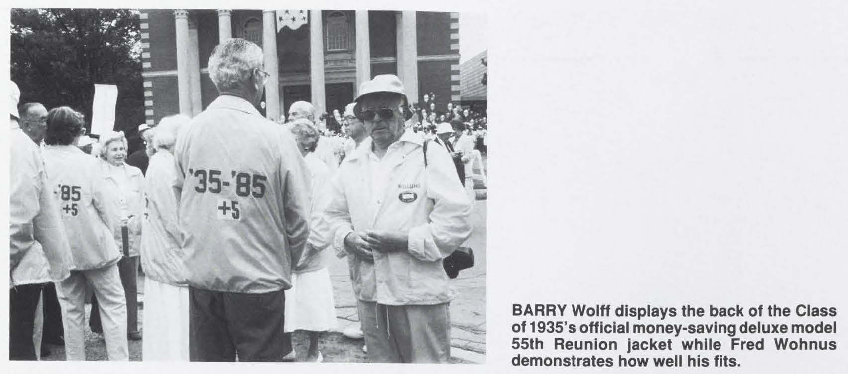 11 - AR 1990 3 Summer - 1935s official money-saving deluxe model 55th reunion jacket Alumni Review 1990 3 Summer - 1935s official money-saving deluxe model 55th reunion jacket