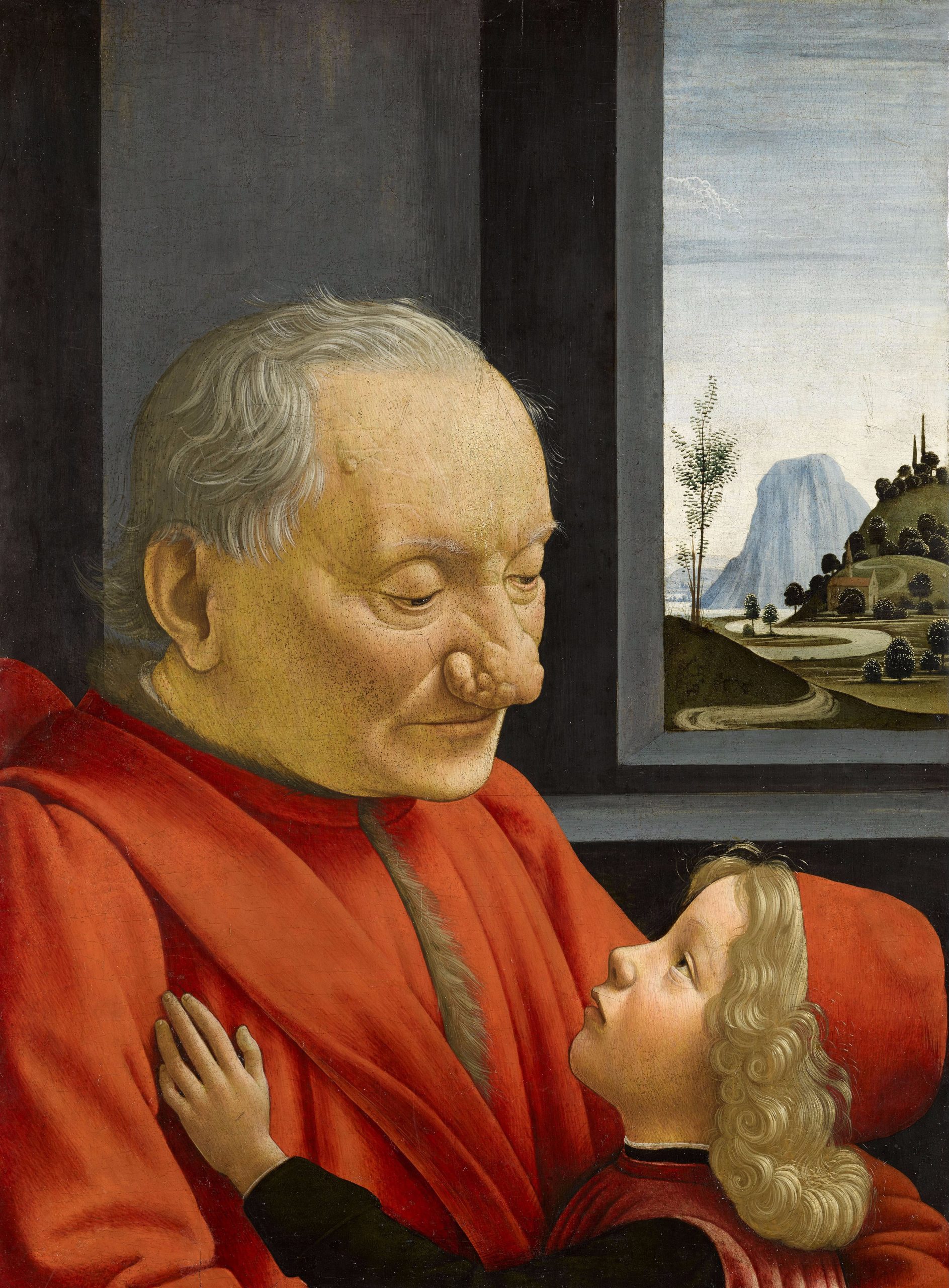 Domenico Ghirlandaio, An Old Man and his Grandson, c. 1480. Recreated April 23, 2021. Domenico Ghirlandaio, An Old Man and his Grandson, c. 1480. Recreated April 23, 2021.