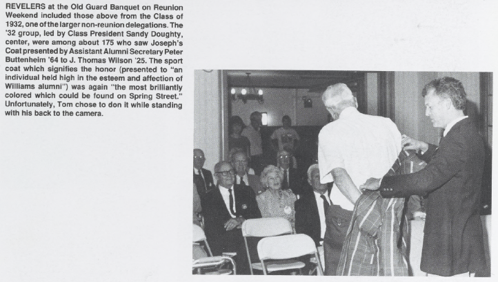 AR 1990 3 Summer - tom wilson 1925 receives josephs coat AR 1990 3 Summer - tom wilson 1925 receives josephs coat