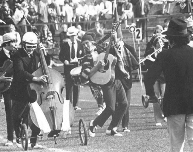 marching band with guitar marching band with guitar