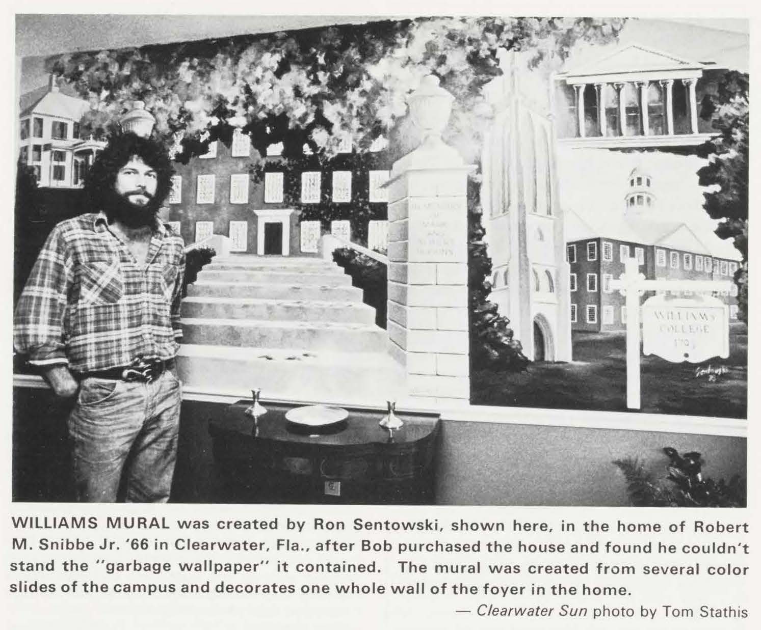 AR 1979 1 Winter - williams mural in home of 1966 alum crop Winter 1979 Alumni Review