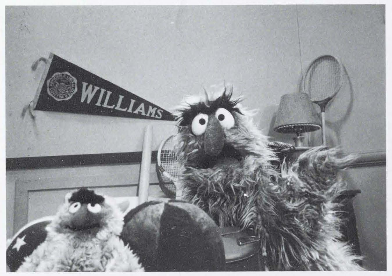 AR 1988 1 Winter - williams banners on sesame street and at south pole crop Winter 1988 Alumni Review