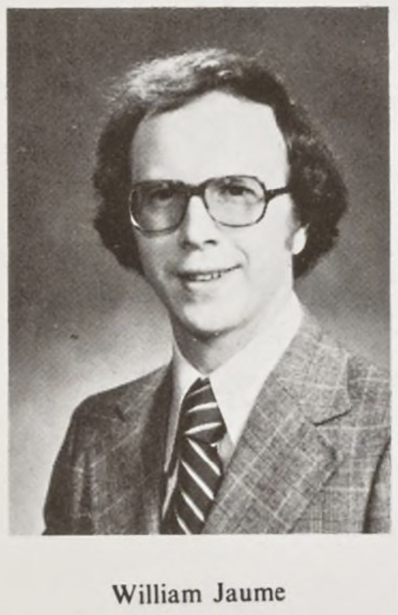 Bill Jaume Yearbook photo