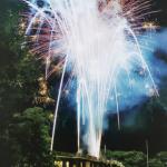 Fireworks over Baxter Hall