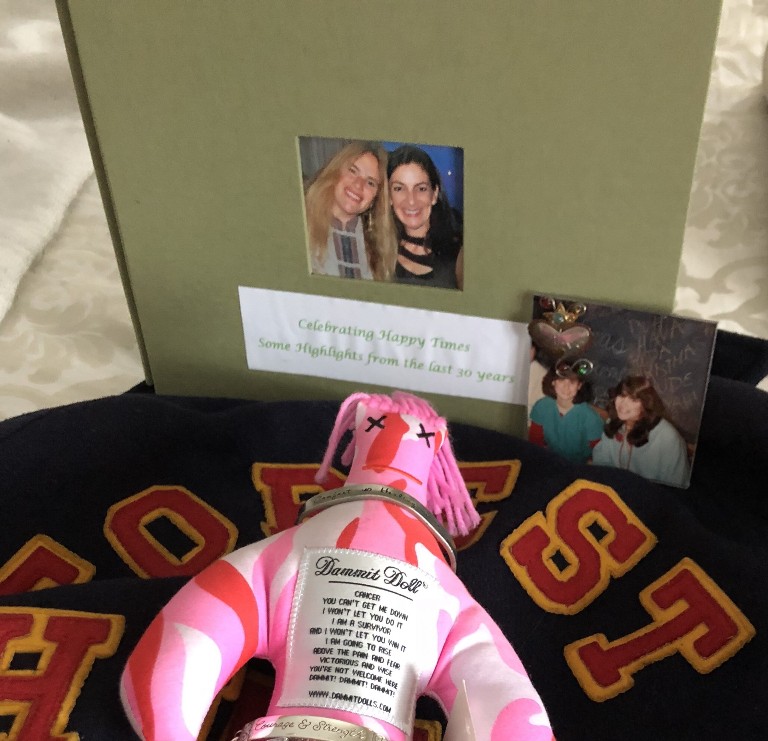 Photo of gifts to Jodi