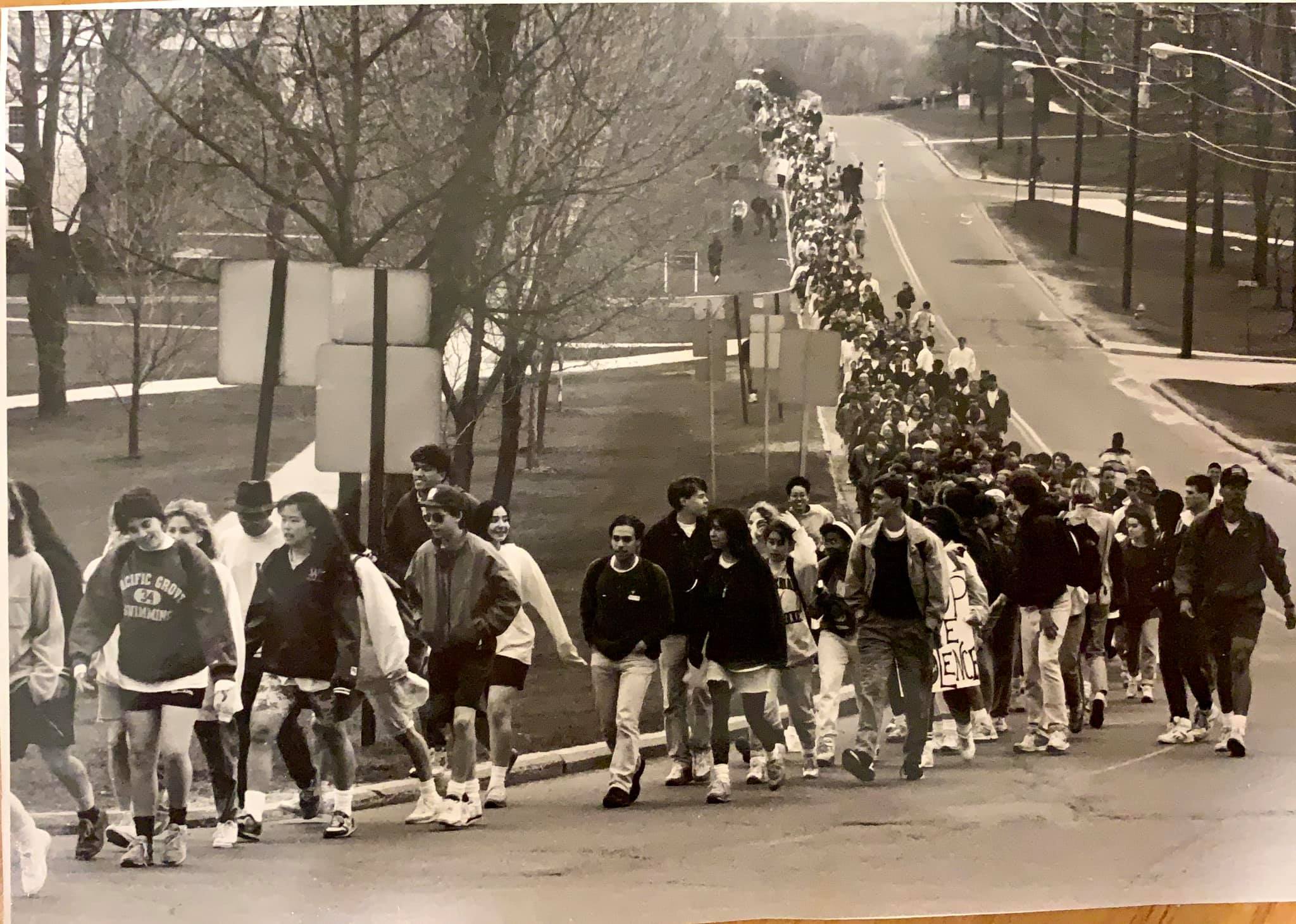 Protest March on Route 2