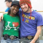 Kim and Morgan in 2008