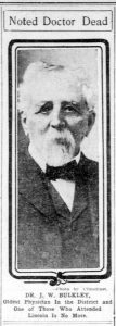 05 - bulkley 1841 lincoln physician Photo: Washington Times via findagrave.com