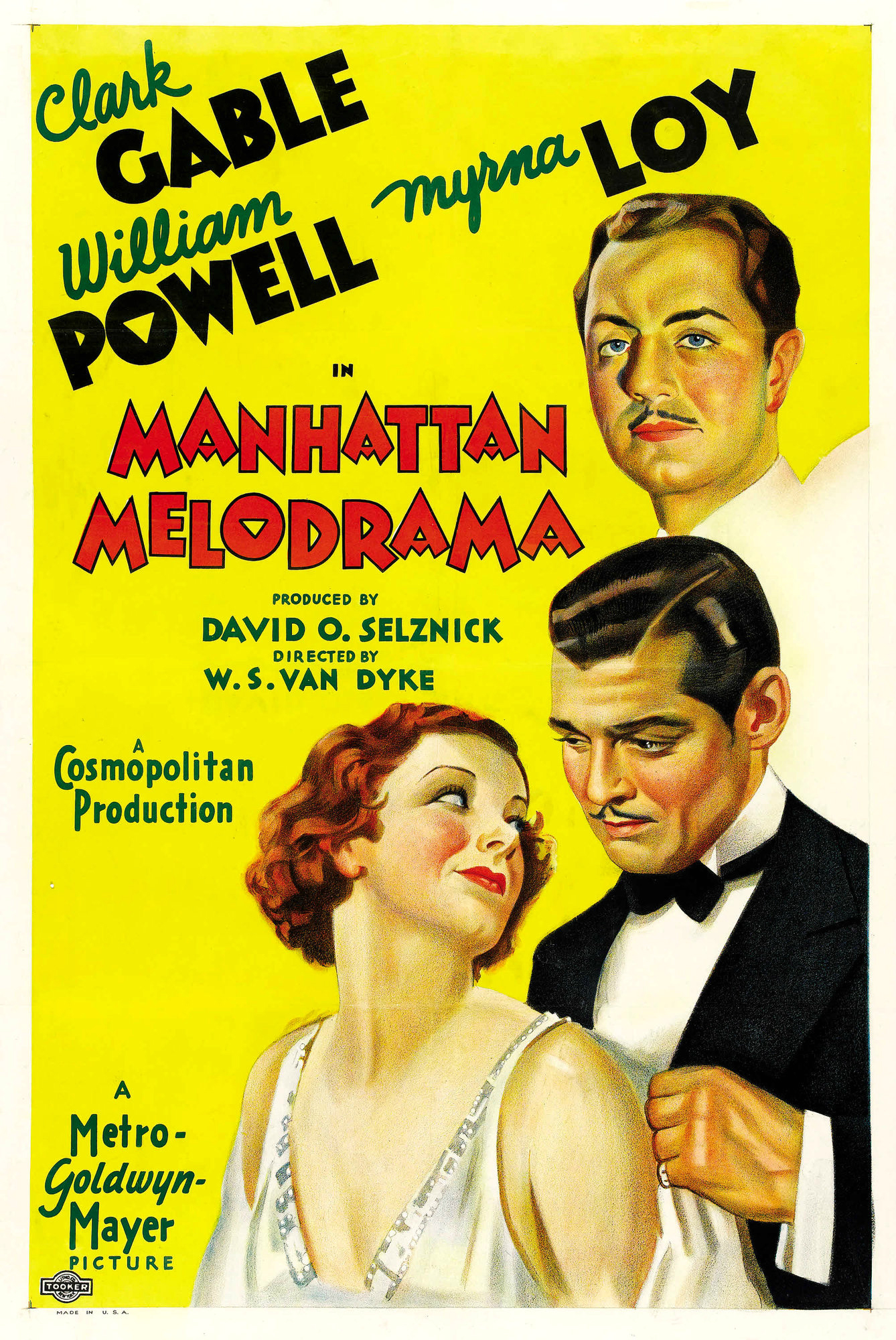 20 - Manhattan_Melodrama_poster Image: Wikipedia