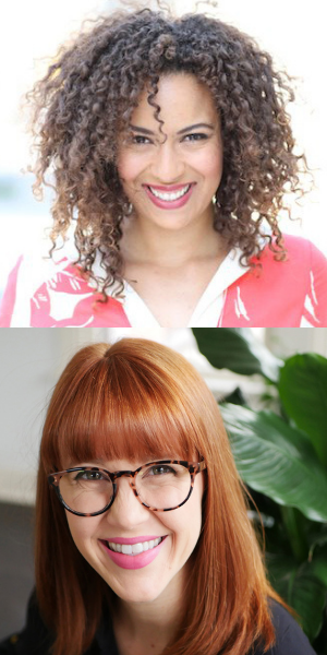 two person face profiles smiling