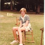 Leslie Senke at camp