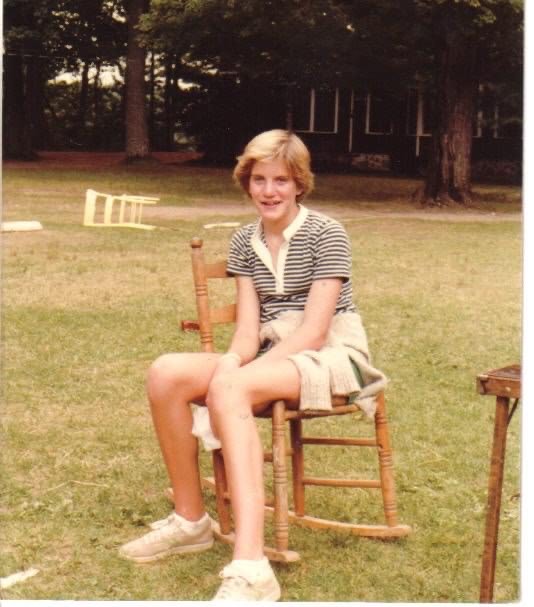 Leslie Senke at camp