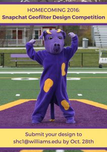 Homecoming 2016 Snapchat Geofilter Design Competition